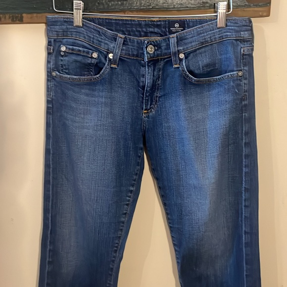 AG Adriano Goldschmied Straight Leg Cropped Jeans Size 29 - Picture 4 of 16
